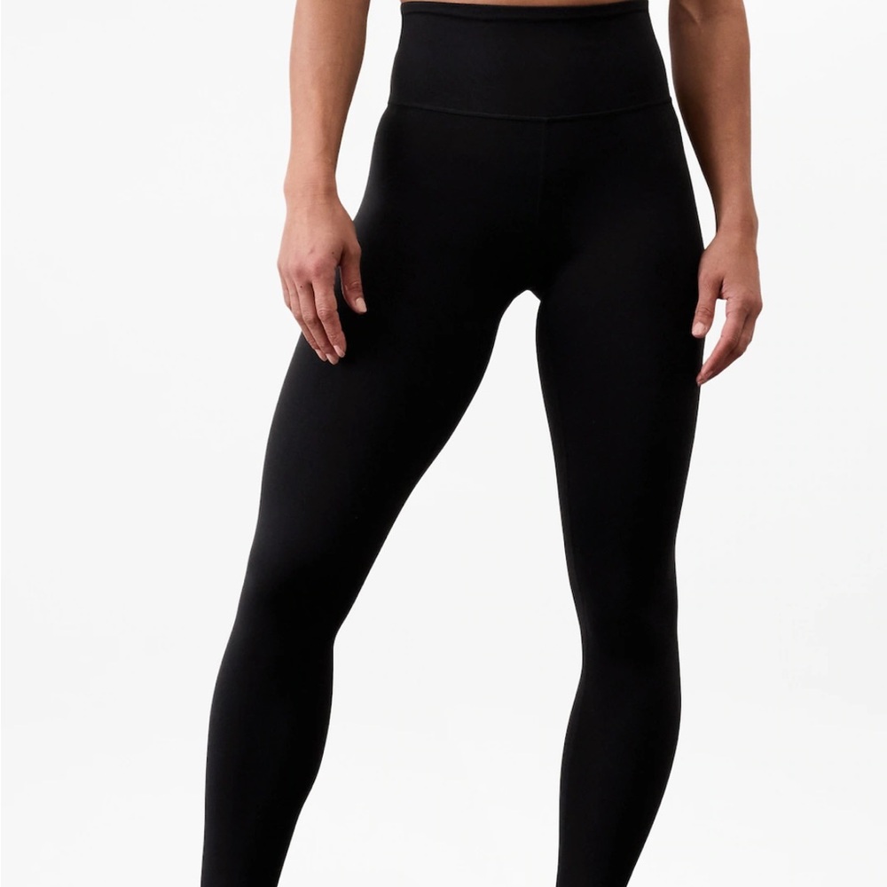 Athleta Black Performance Leggings ultra High-Waisted Seamless Design Tall